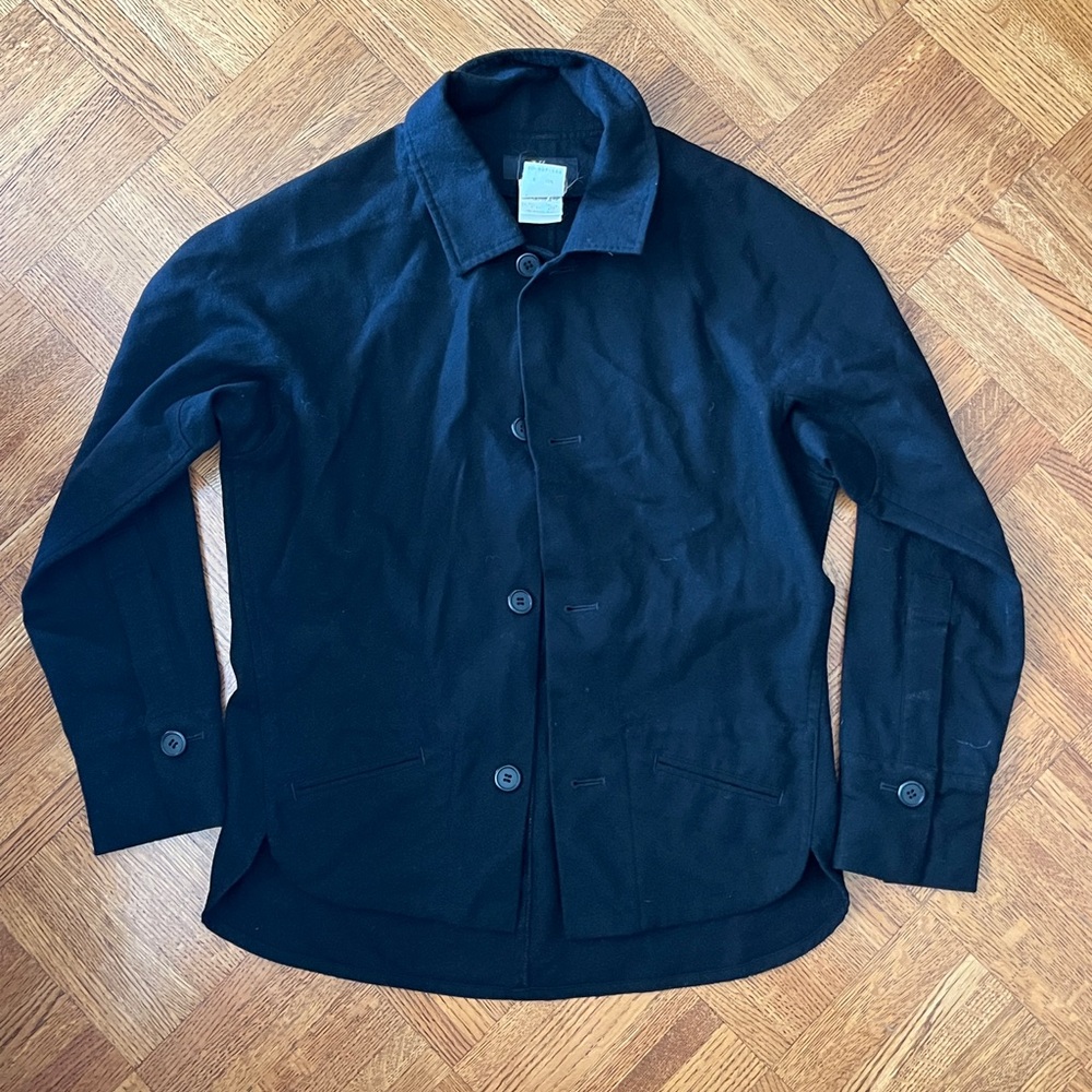 Yohji Yamamoto Y’s Black Lightweight Shirt Jacket